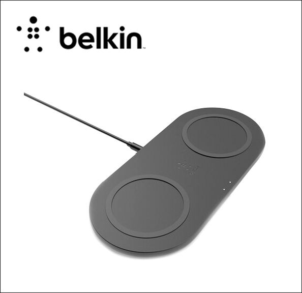 Belkin BoostCharge Dual 10 Watt Wireless Charging Pads White